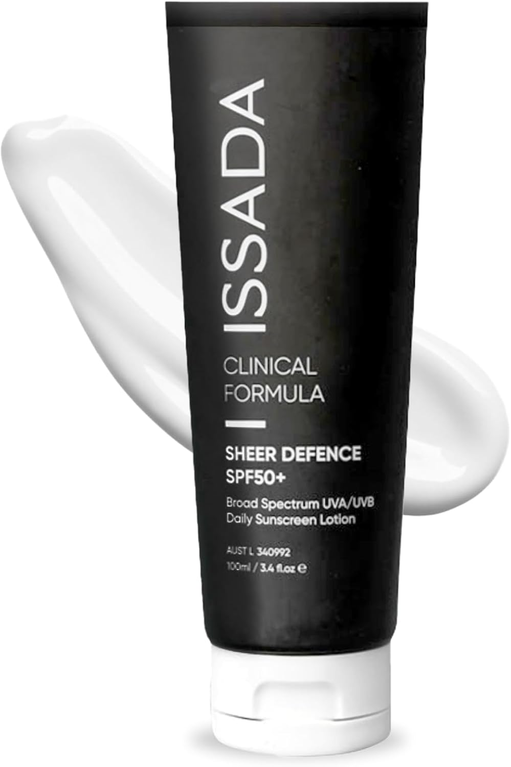 Issada Clinical Formula Sheer Defence SPF50+ Sunscreen - Face Sunscreen, Protect against the Sun'S Harmful Rays, Minimise Lines and Wrinkles - 100Ml image number 1