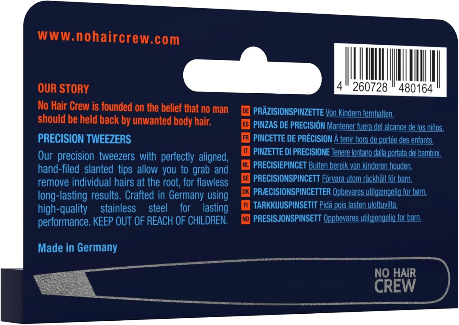 NO HAIR CREW Tweezers - Highest Quality image number 5