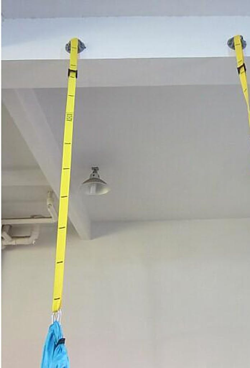 G5 HT SPORT Wall and Ceiling Hook/Anchor Ring Diameter 12 Cm for Suspension Trainer, Yoga Swing: Gymnastics Rings Wall Mount and Ceiling Mount 360&deg; Made of Steel, Load Capacity 450 Kg, Includes Screws image number 1