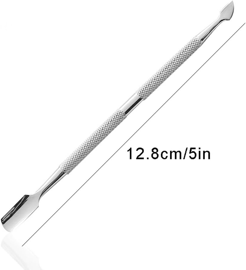 Cuticle Pusher and Cutter Cuticle Trimmer Pusher Remover Manicure Pedicure Tool Cuticle Cutters Clippers Remover for Nails image number 2