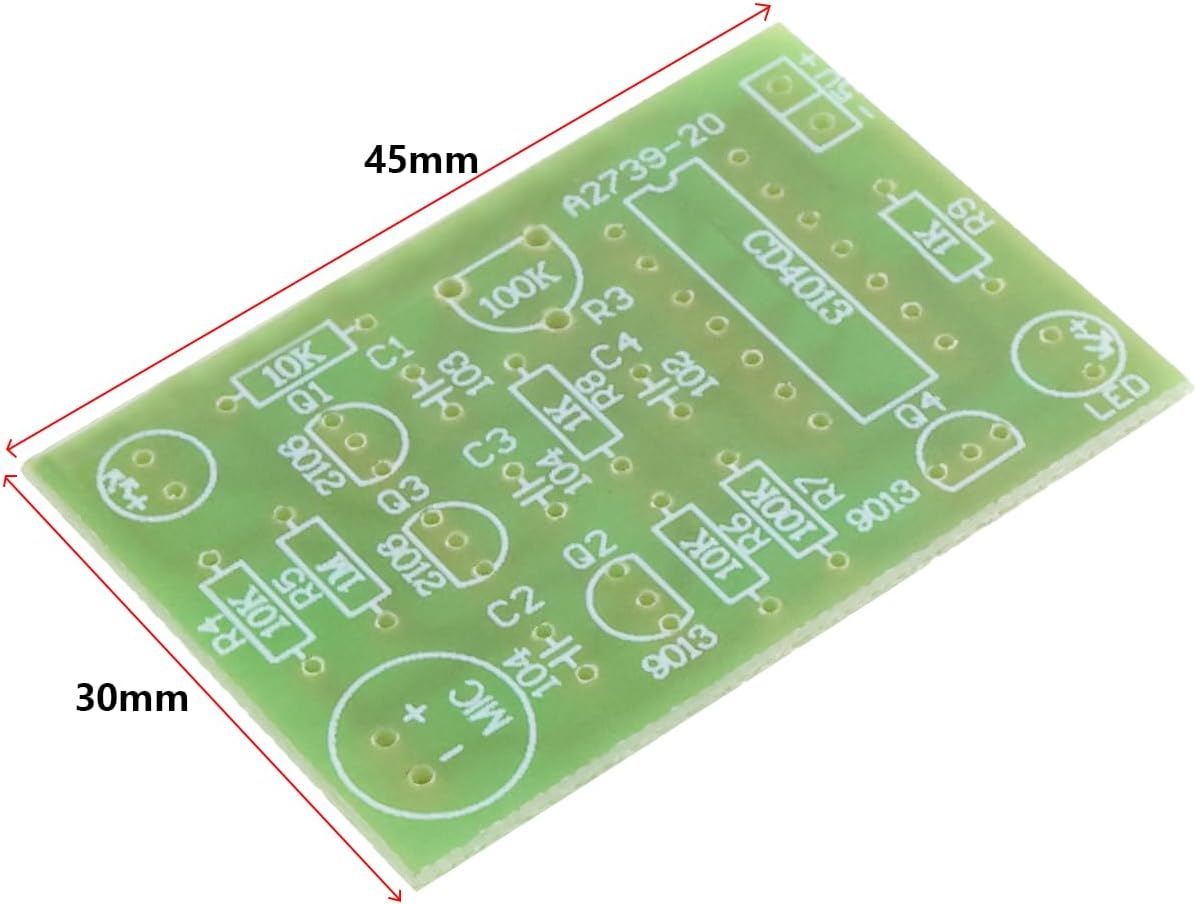 YINETTECH 2 Sets Electronic Candle Kit Soldering Practice Kit Compatible with Children Students Electronics Kit Led DIY Kit image number 6