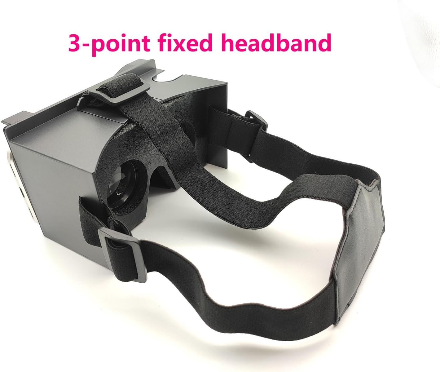 Google Cardboard VR,VR Headsets Virtual Reality Glasses and Comfortable Head Strap for All 4-6.8 Inch Full Screen Smartphones image number 2