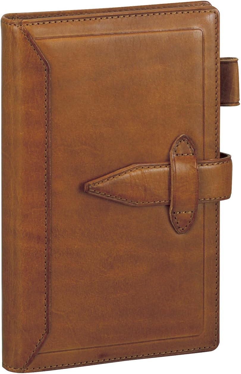Raymei Fujii DB3011E Personal Organizer, Da Vinci Loroma Classic Bible Dark Brown image number 4