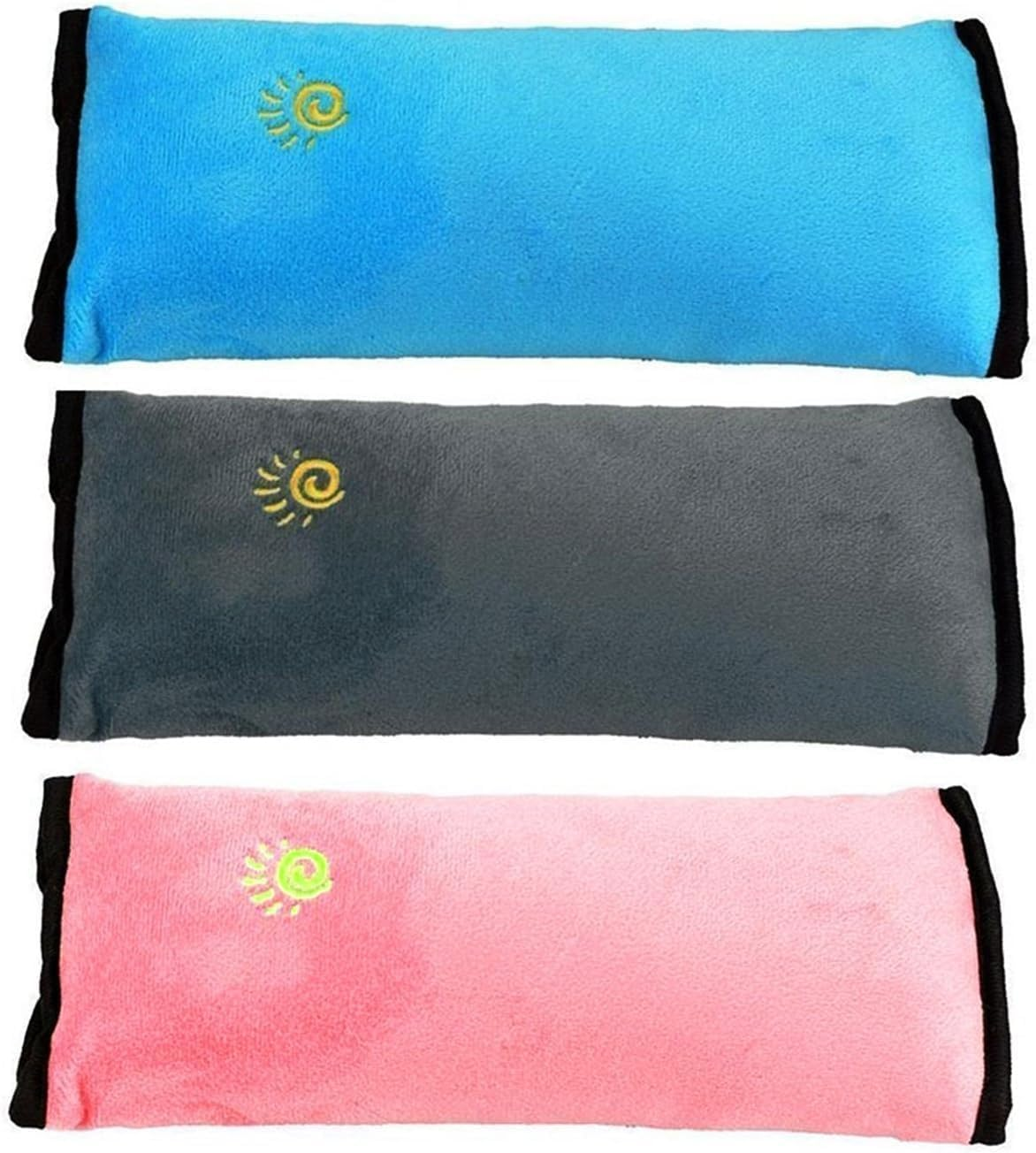 Seatbelt Pillow Car Seat Belt Covers Adjust Vehicle Protect Shoulder Pad Safety Belt Protector Cushion Soft Neck Sleep Pillow for Kids Baby Adult (Grey) image number 4