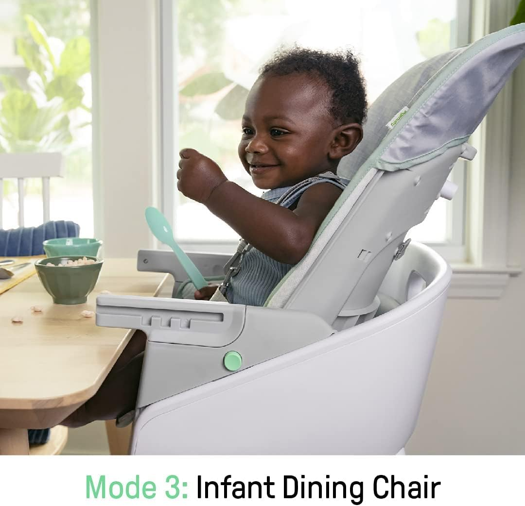 Ingenuity Beanstalk Baby to Big Kid 6-In-1 High Chair Converts from Soothing Infant Seat to Dining Booster Seat and More, Newborn to 5 Yrs - Ray image number 6