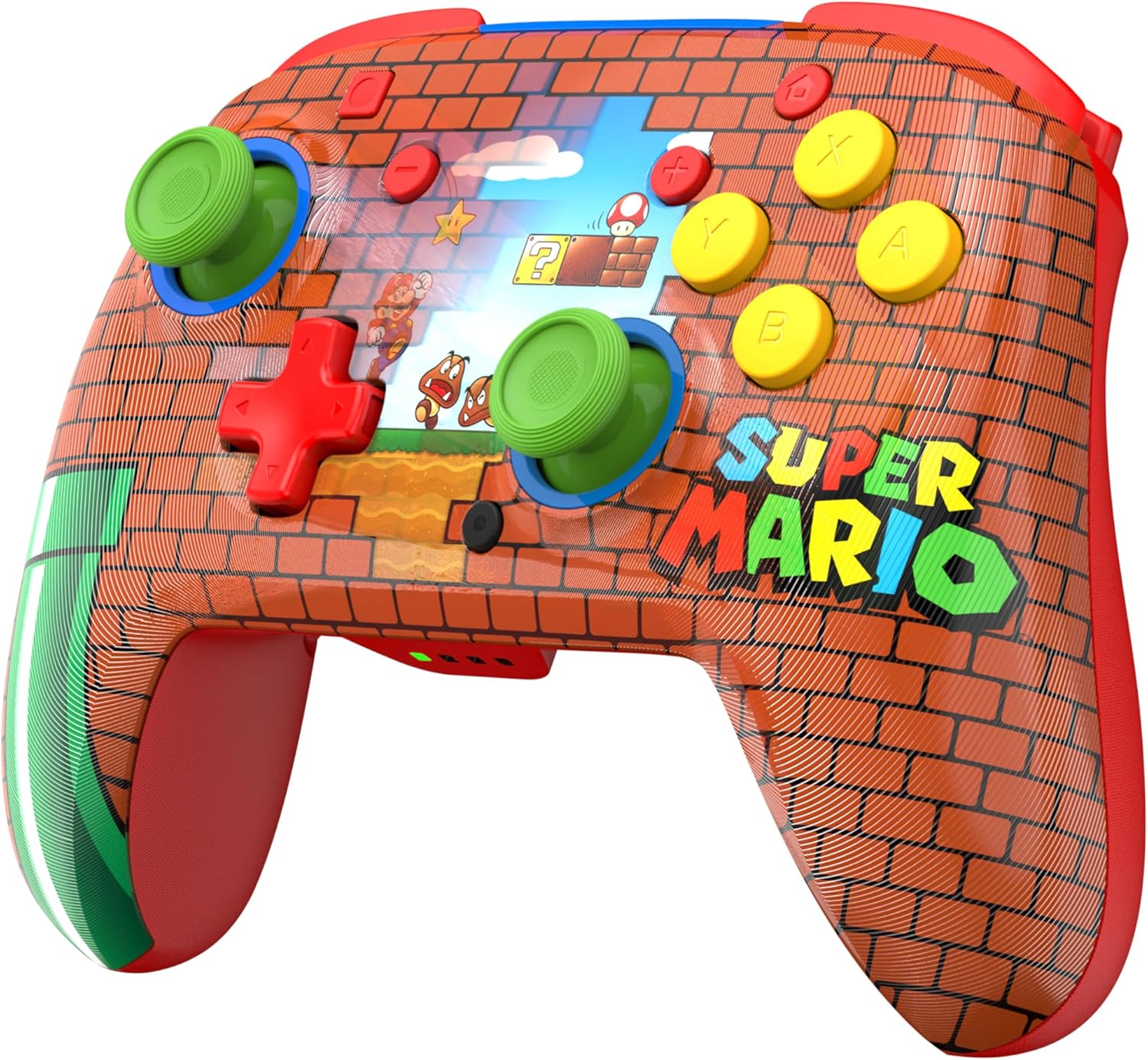 Turtle Beach Rematch Wireless Controller: Mario Bricks Reveal &ndash; Officially Licensed by Nintendo. Also Works with Nintendo Switch 2 image number 3