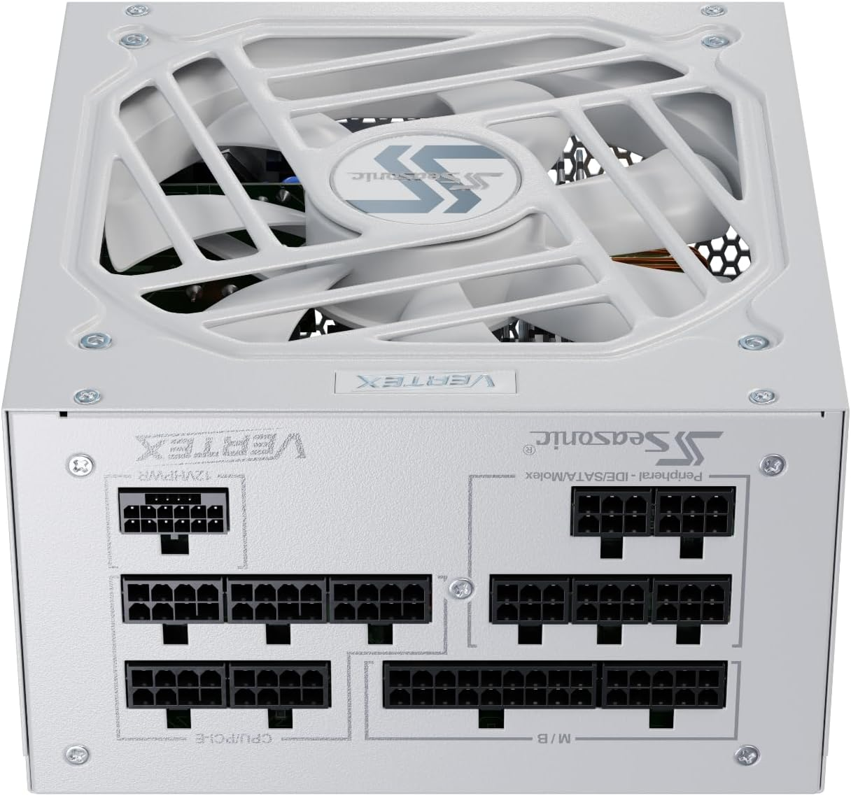 Seasonic Vertex GX-1000 1000W Gold Modular ATX 3.0 Power Supply Unit, White image number 5