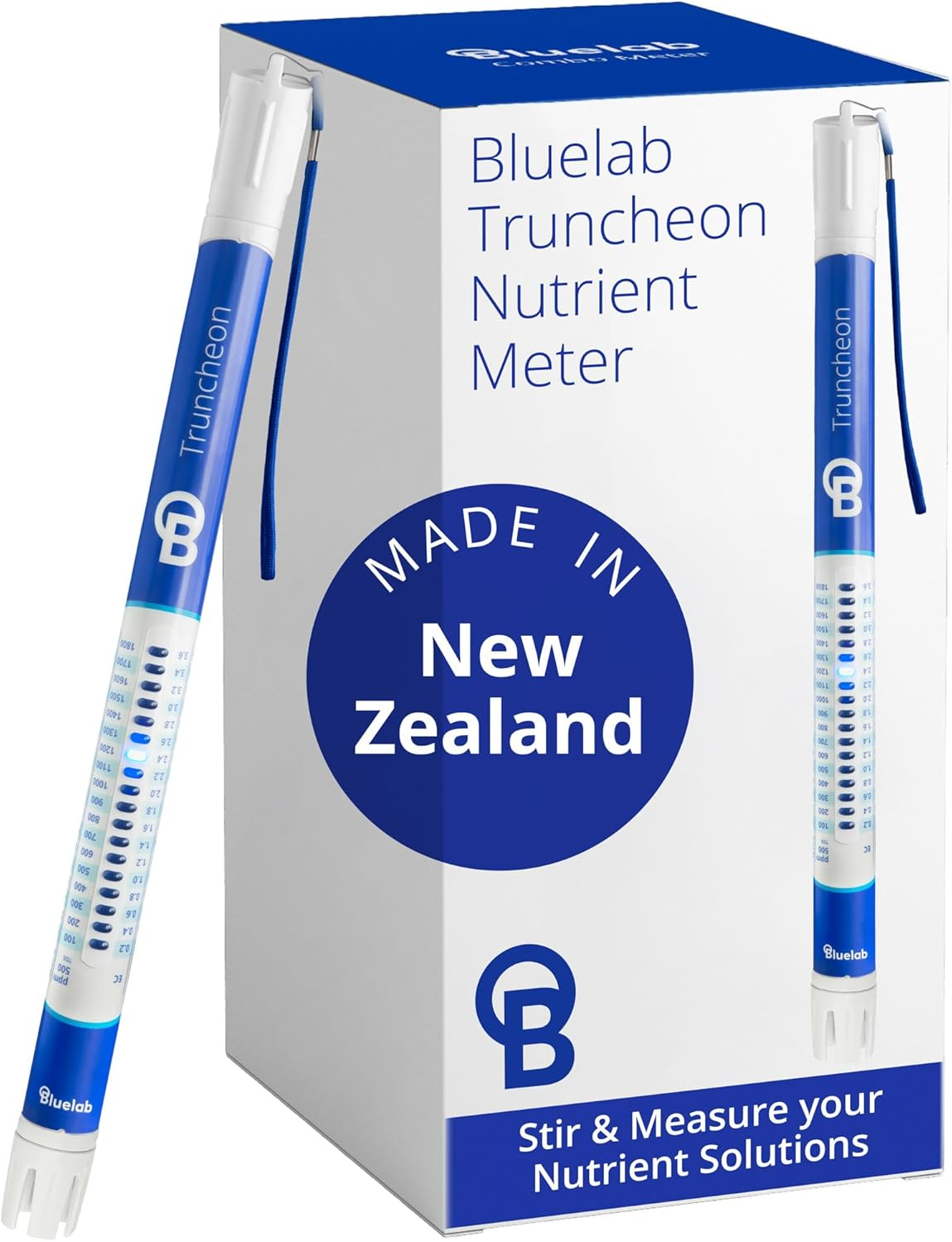 Bluelab Truncheon Nutrient Meter, Digital Conductivity Tester in Water (EC, 500, Ppm 700, CF, TDS) Tool for Hydroponic System and Indoor Plant Grow image number 1