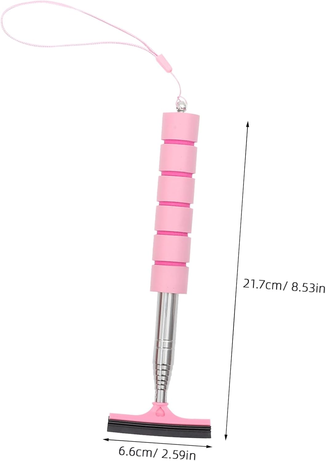 GANAZONO 3Pcs Retractable Car Window Squeegee and Side Mirror Cleaner Brush Set, Telescopic Handle Windshield Cleaner for Automotive Glass, Car Exterior Cleaning Tool for Home and Travel image number 2