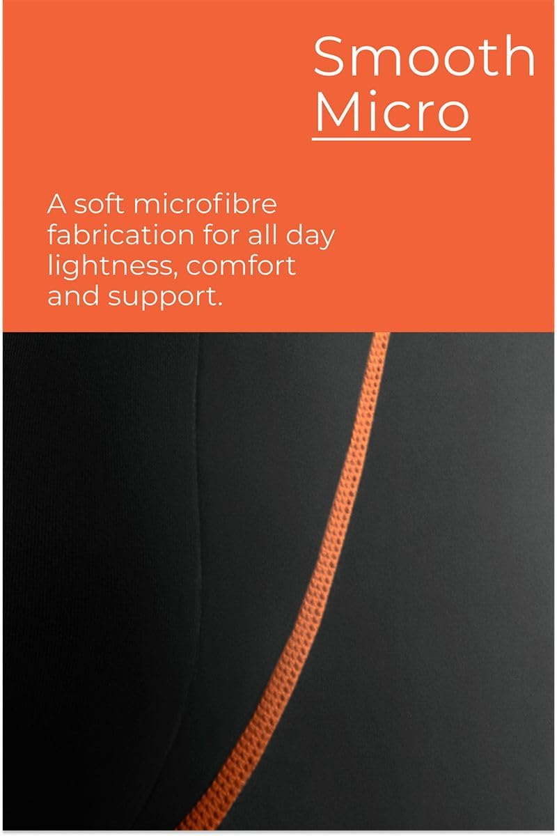 Jockey 2 X Mens Performance Active Midway Micro Trunks Black Underwear L image number 6