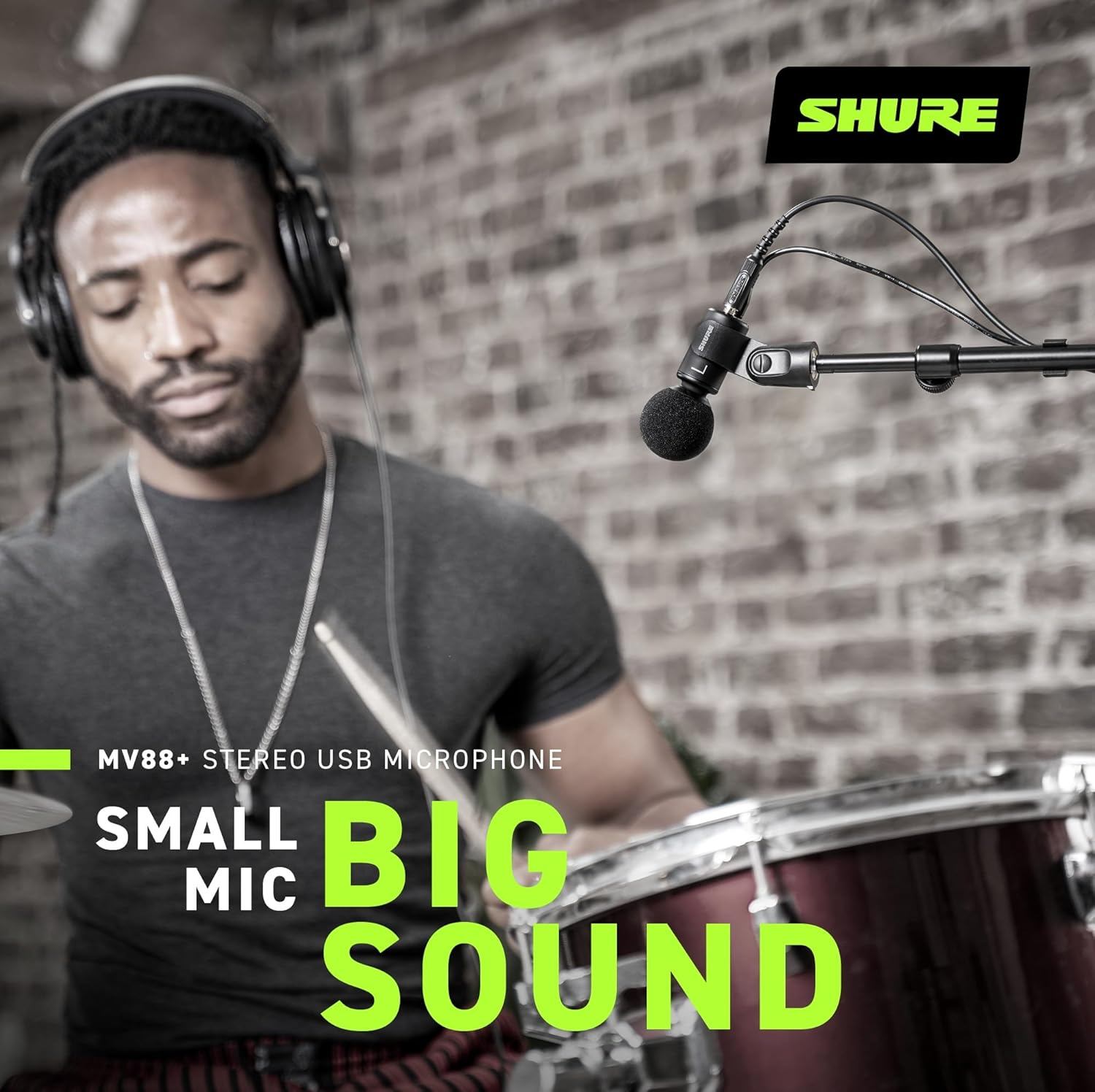 Shure MV88+ USB Stereo Condenser Microphone image number 5