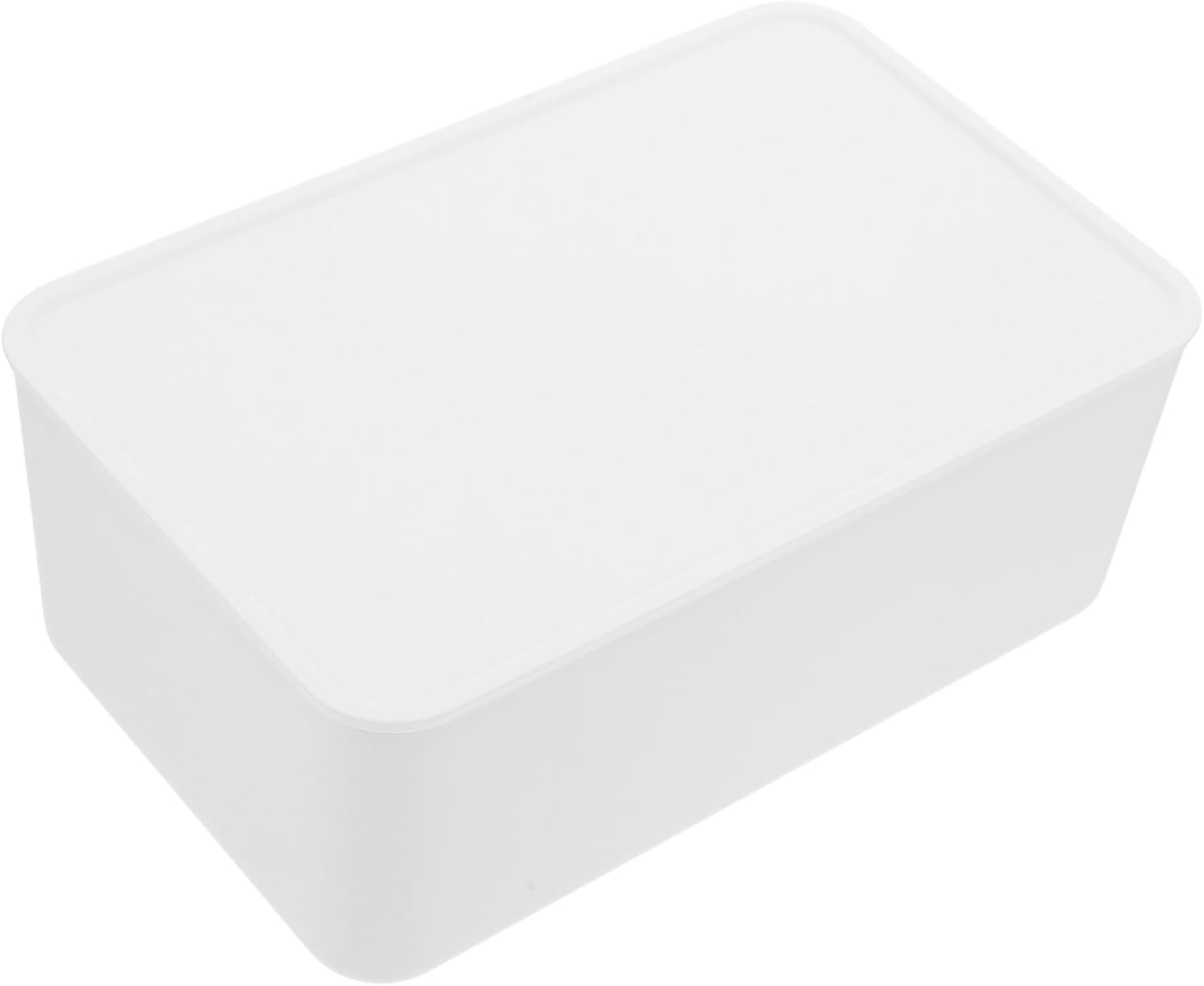 Bathroom Caddy Tissue Boxes Storage Box Lid Plastic Wipes Dispenser for Travel image number 5