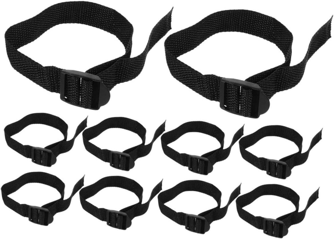 ORFOFE 10Pcs Lawn Spike Shoes Straps Aerator Shoes Fixing Strap Lawn Soil Nylon Aerator Garden Nail Sandals Supplies image number 5