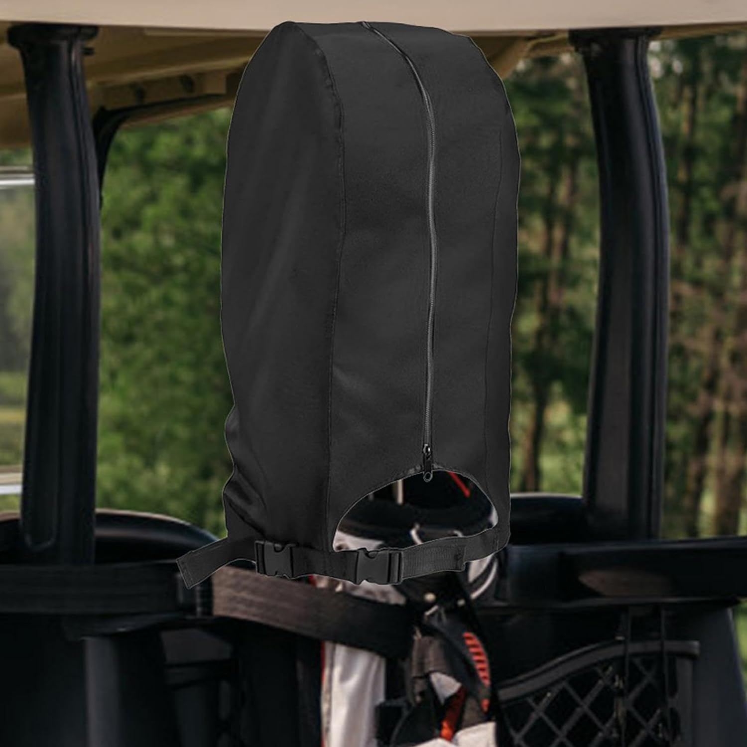 Golf Bag Rain Hood, Oxford Cloth Rain Cape for Golf Bags, Easy Access Golf Bag Rain Hood/Fit Almost All Tour Bags Golf Bags or Carry Cart
