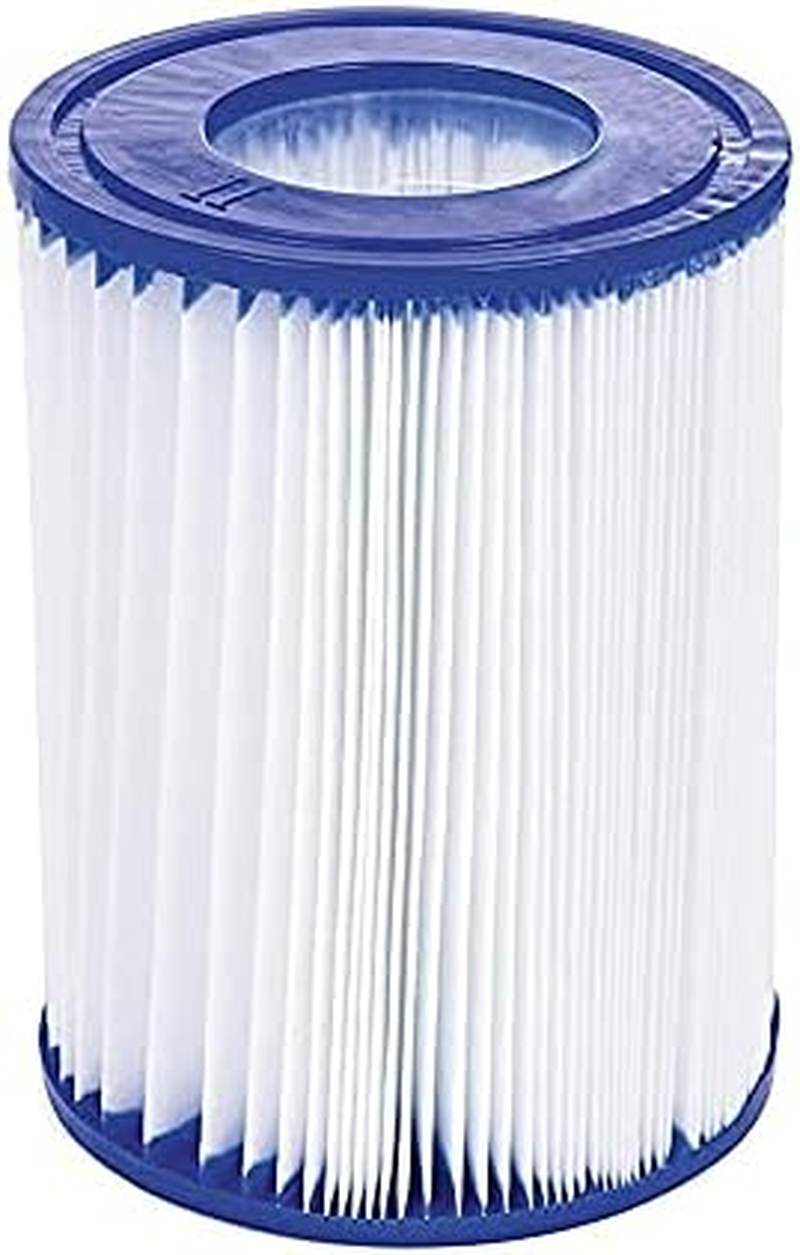 Wuyan 2 Pack Swimming Pool Filter Compatible for Bestway Cartridge Type II, Replacement Hot Tubs Filter Compatible with Lay Z Spa Filter Pump - 6Pcs image number 5