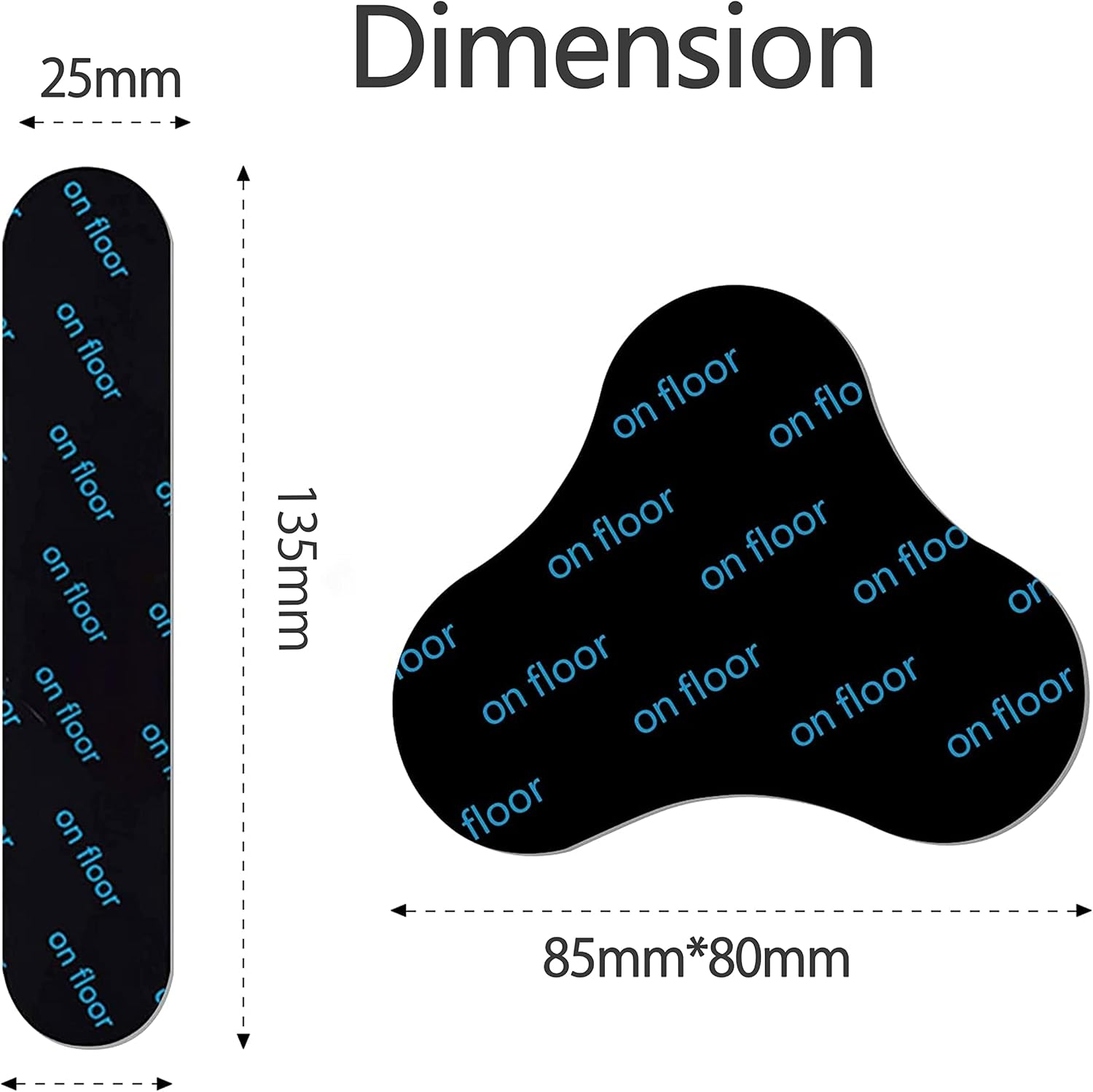 UCINNOVATE 17X Rug Gripper, Non-Slip Rug Pads, Rug Gripper for Hardwood Floor, Carpet Gripper for Area Rugs, Double Sided and Reusable anti Curling Rug Gripper, Strong Stickiness and Easy to Remove image number 6