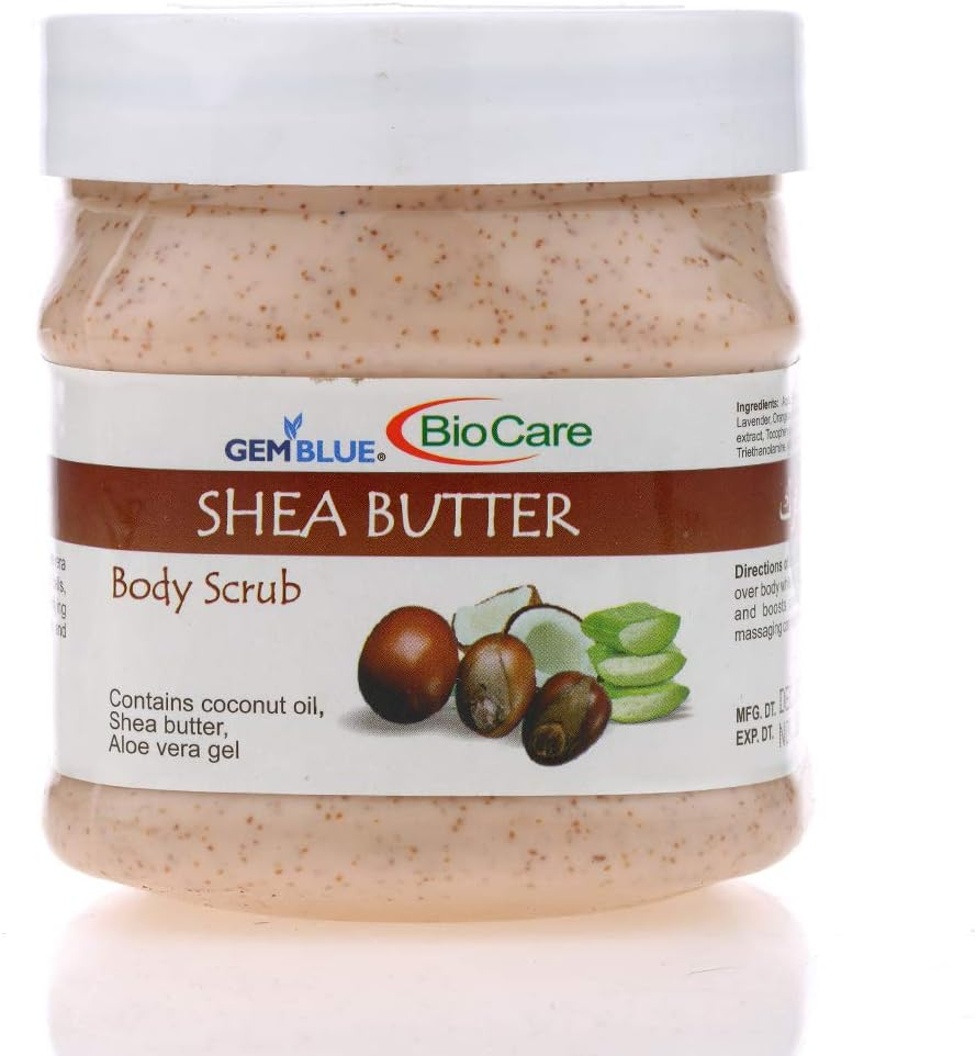 GEMBLUE BIOCARE Shea Butter Body Scrub 500Ml