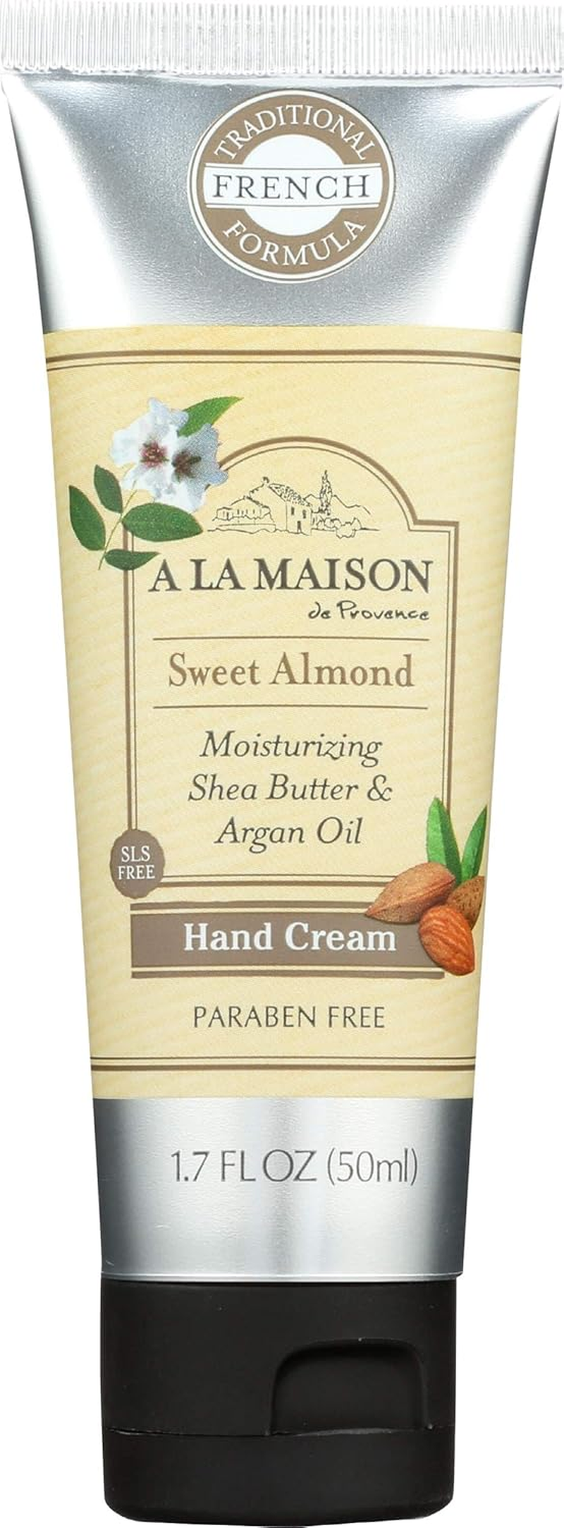 A LA MAISON Moisturizing Cream, Fresh Sea Salt - Uses: Hand, Argan Oil, Pure Shea Butter, Essential Oils, Plant Based, Cruelty-Free, SLS and Paraben Free (1.7 Oz, 1 Pack)