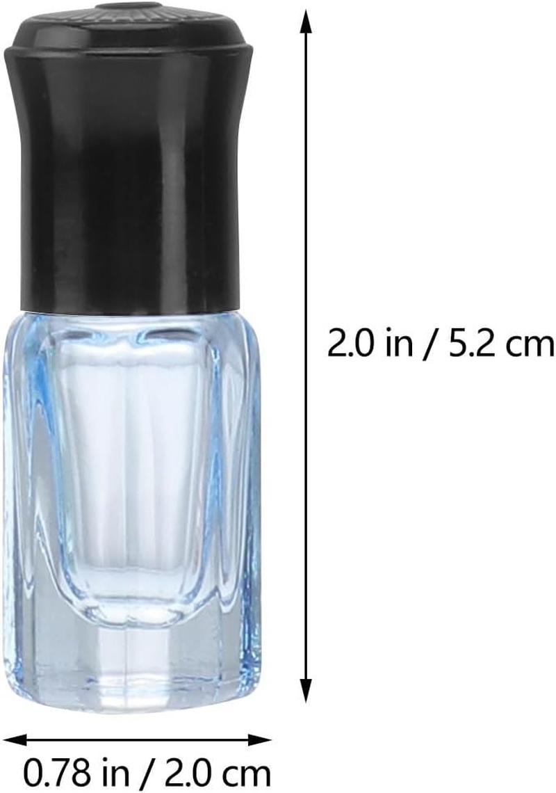 SOESFOUFU Multipurpose Liquid Roller Bottles 8 Pack 3Ml Travel Sub Bottles Portable Refillable Containers for Essential Oil Perfume Dispenser image number 2