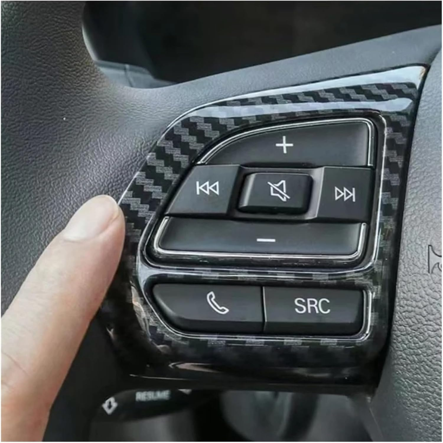 VMDWAQ Fit for MGZS MGHS RX5 MG3 MG5 MG6 Car Steering Wheel Panel Cover Trim Decoration Sticker Car Accessories