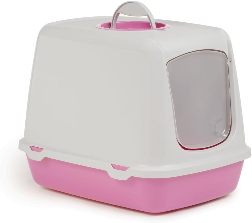 Savic (SAVIC) Oscar Hooded Cat Litter White / Fuyujia