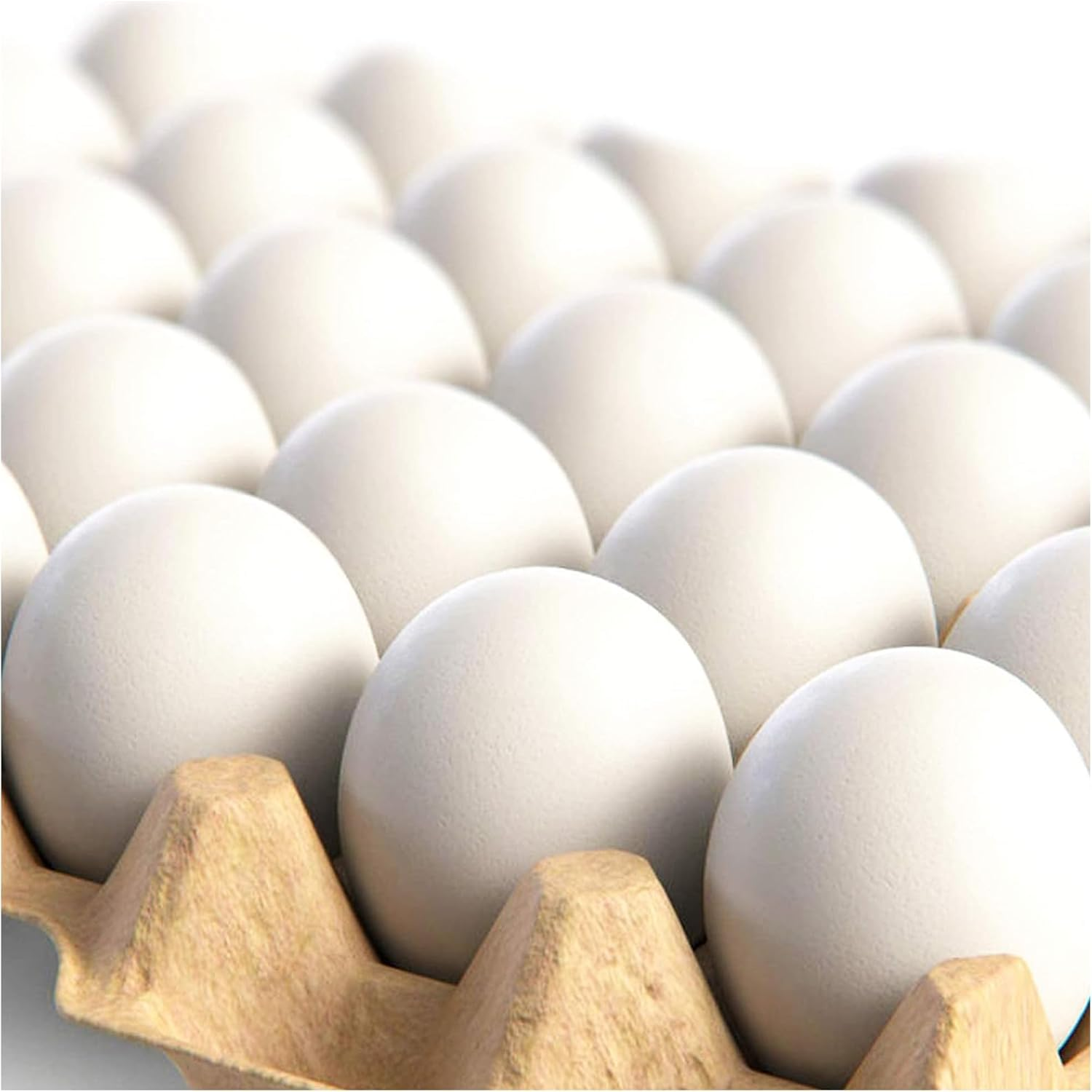 Wooden Eggs 24 Piece -White Color image number 6