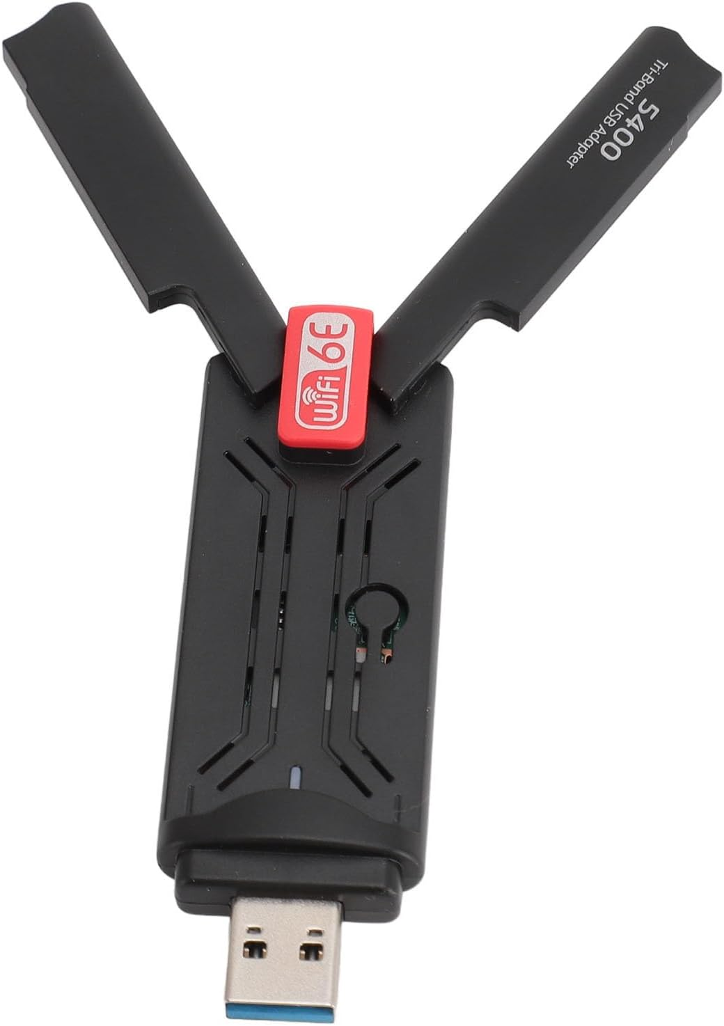 USB Wifi 6E Adapter, 5400Mbps, Tri-Band 2.4G/5G/6G, USB 3.0, for Desktop/Laptop