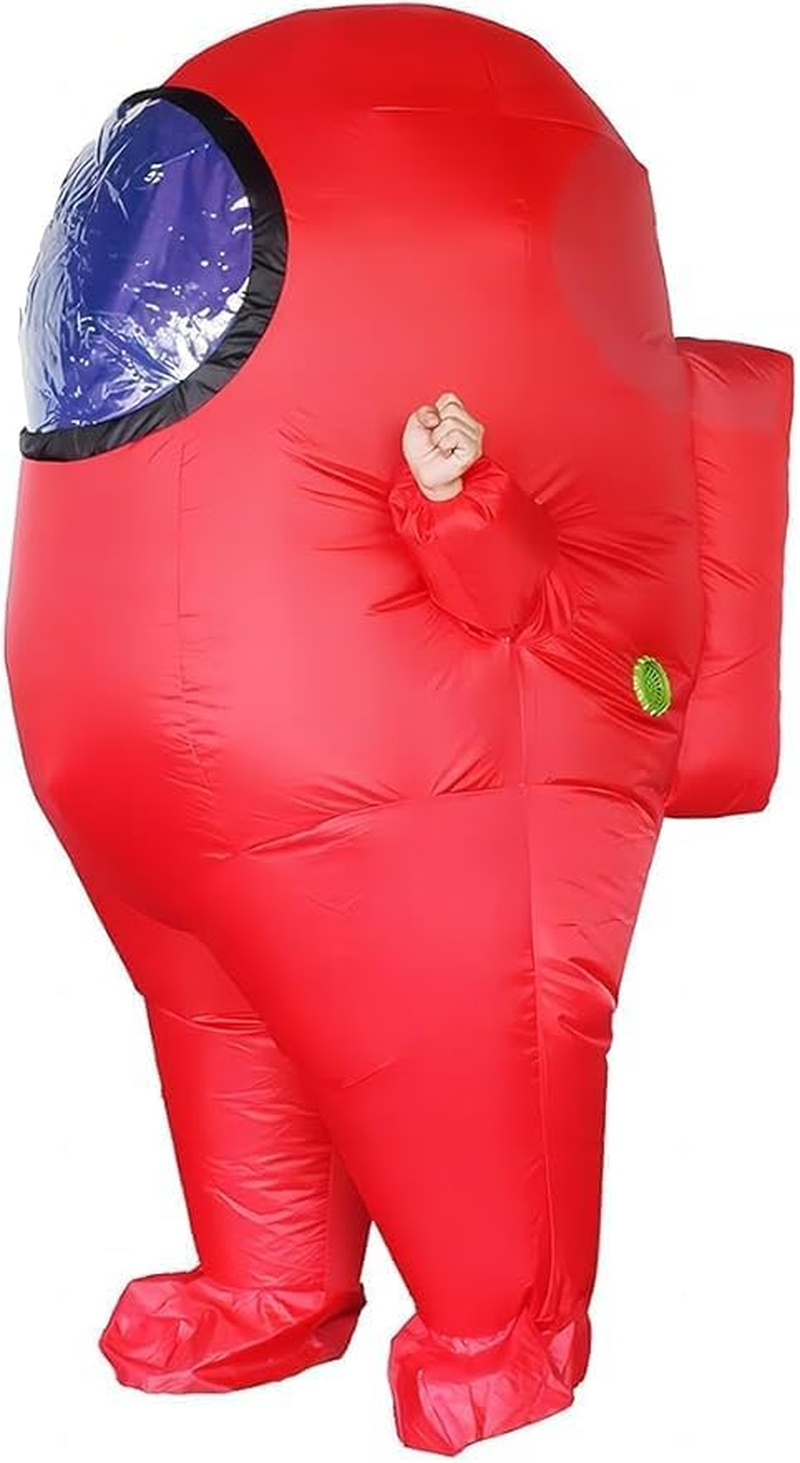 Inflatable Adult Astronaut Costume Riding on Astronaut Air Blow up Funny Fancy Dress Party Halloween Costume for Adult
