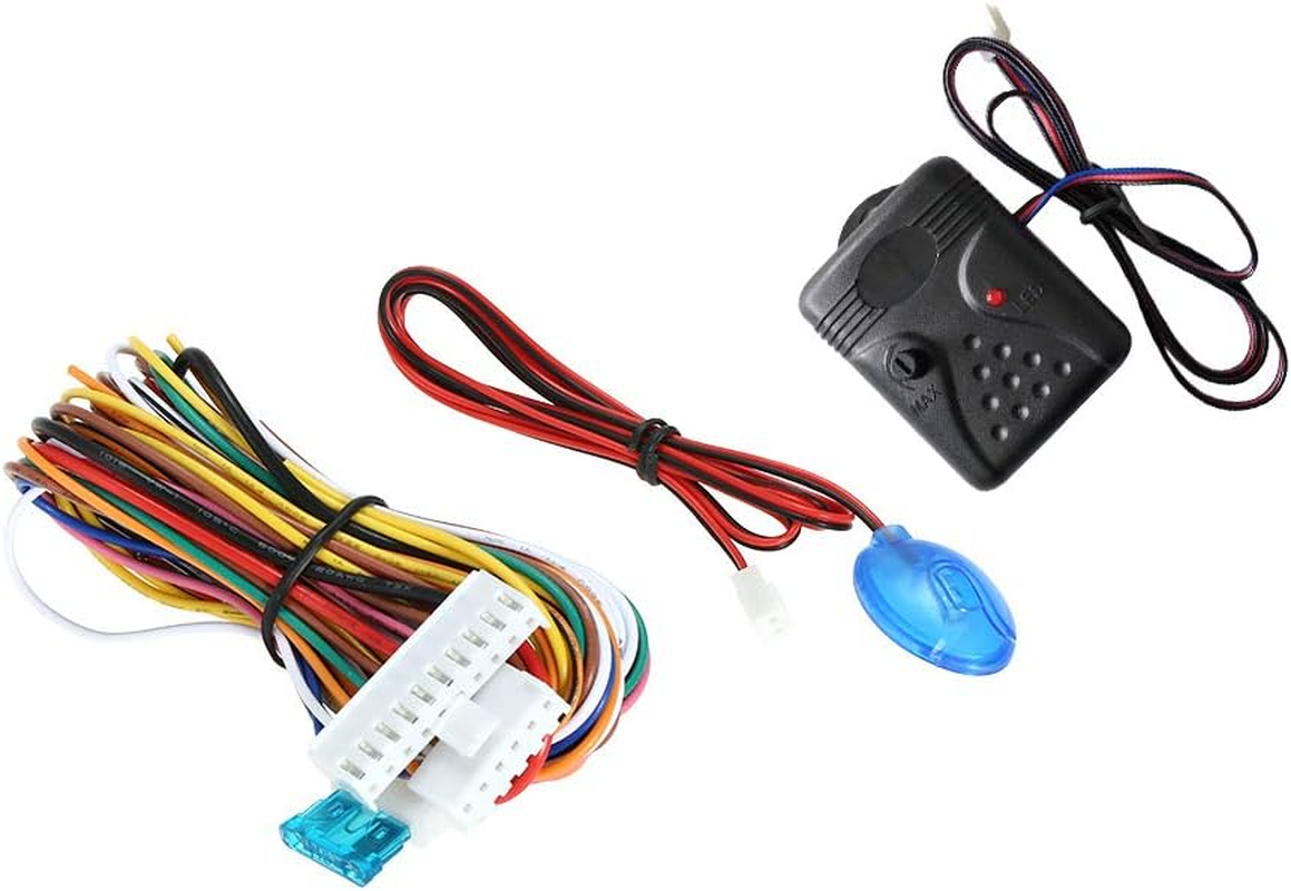 New Car Alarm + 2 Door Remote Central Locking Kit with Shock Sensor,Immobiliser image number 3