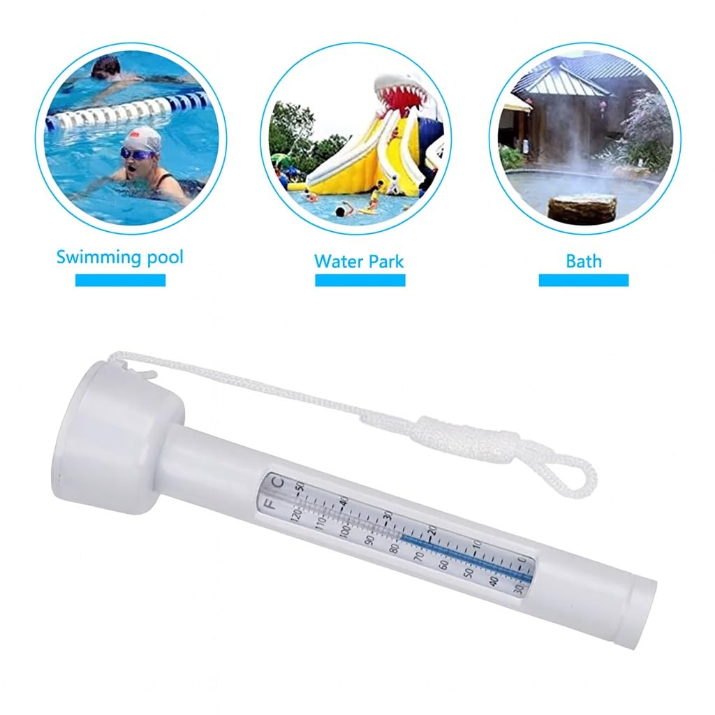 Water Temperature Thermometer &ndash; Accurate Thermometer for Pools, Spas, Fish Tanks, and Aquariums image number 2