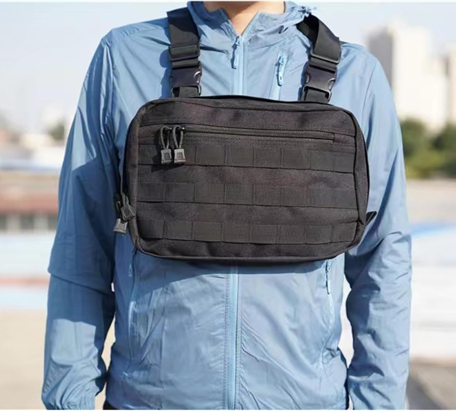 Maizoon Military Tactical Backpack Multifunctional Small Capacity Adventure Gear with Molle System for Camping Hunting - Khaki image number 6