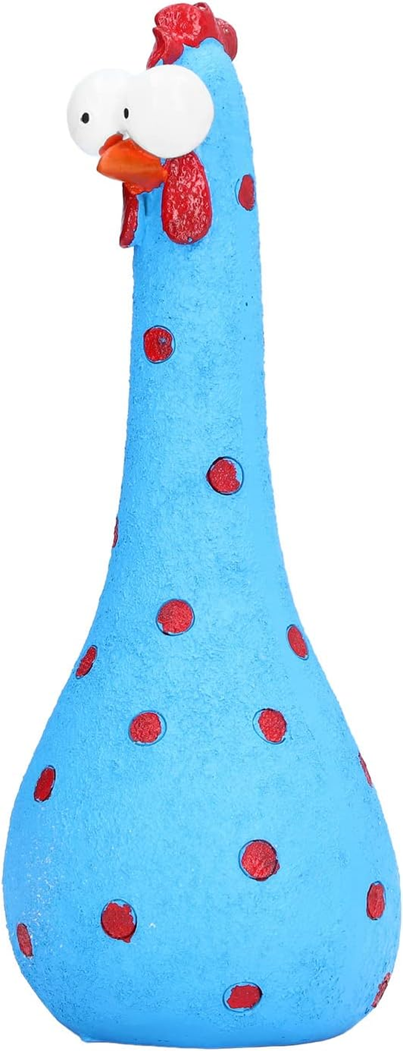 RASTKY Chicken Statue Bright Colors Big Eye Chicken Garden Decoration Resin Animal Statues for Yard Art Decoration, Suitable for Office and Balcony (#3) image number 3