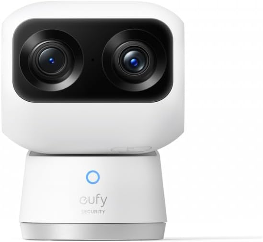 Eufy Security Indoor Cam S350 | Dual Cameras, 4K UHD Security Camera with 8&times; Zoom, 360&deg; Camera, Baby Monitor, Pet Camera, Human/Pet Detection, AI Tracking, 2.4G/5G Wi-Fi, Plug In image number 2