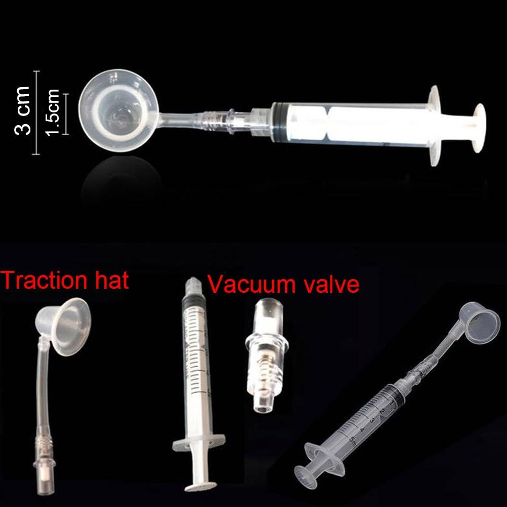 Angzhili 2 Sets Nipple Aspirator Corrector Feeding Sucking for Inverted Nipples Retraction Enlarger Redress Breastfeeding Aid Avent Niplette