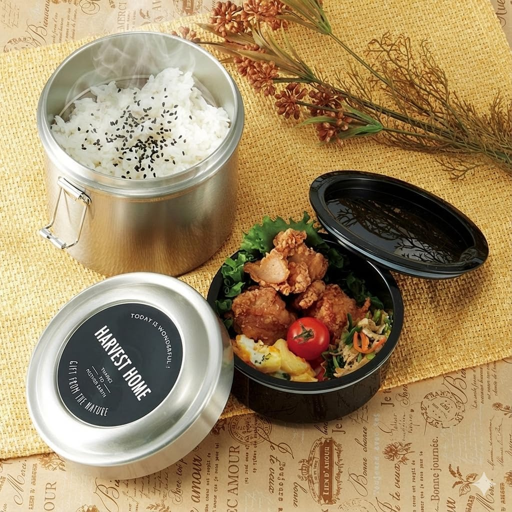 Skater STLB1AG-A Antibacterial Insulated Lunch Box, Bowl Type, 20.3 Fl Oz (600 Ml), Vacuum, Stainless Steel, Basic