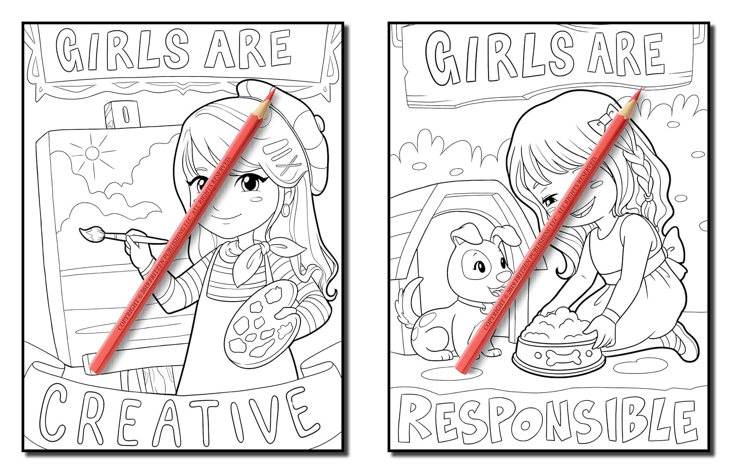 Girls Are Amazing: an Inspirational Coloring Book for Girls to Motivate, Encourage and Build Confidence image number 5