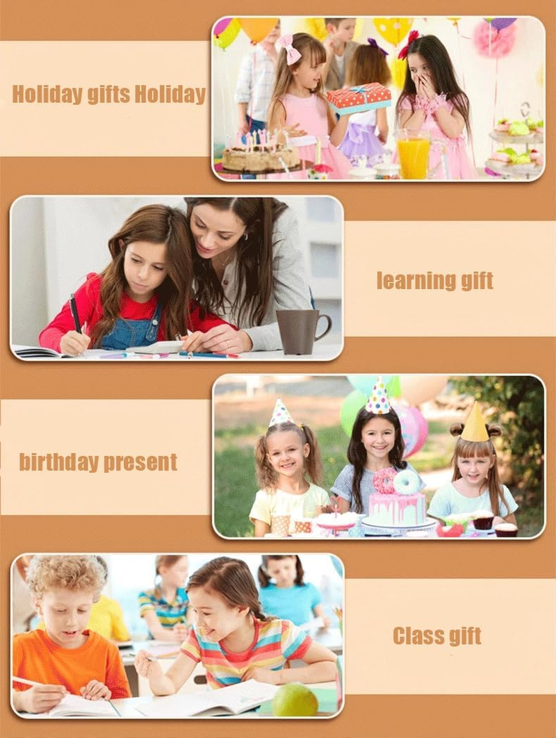 WEZCHUGHAOL Capybara Stationery Set, Cartoon Pencil Bag, Cute Pencil Case with Pens, Clips, Rulers and More, Wide Opening Pen Organiser image number 5