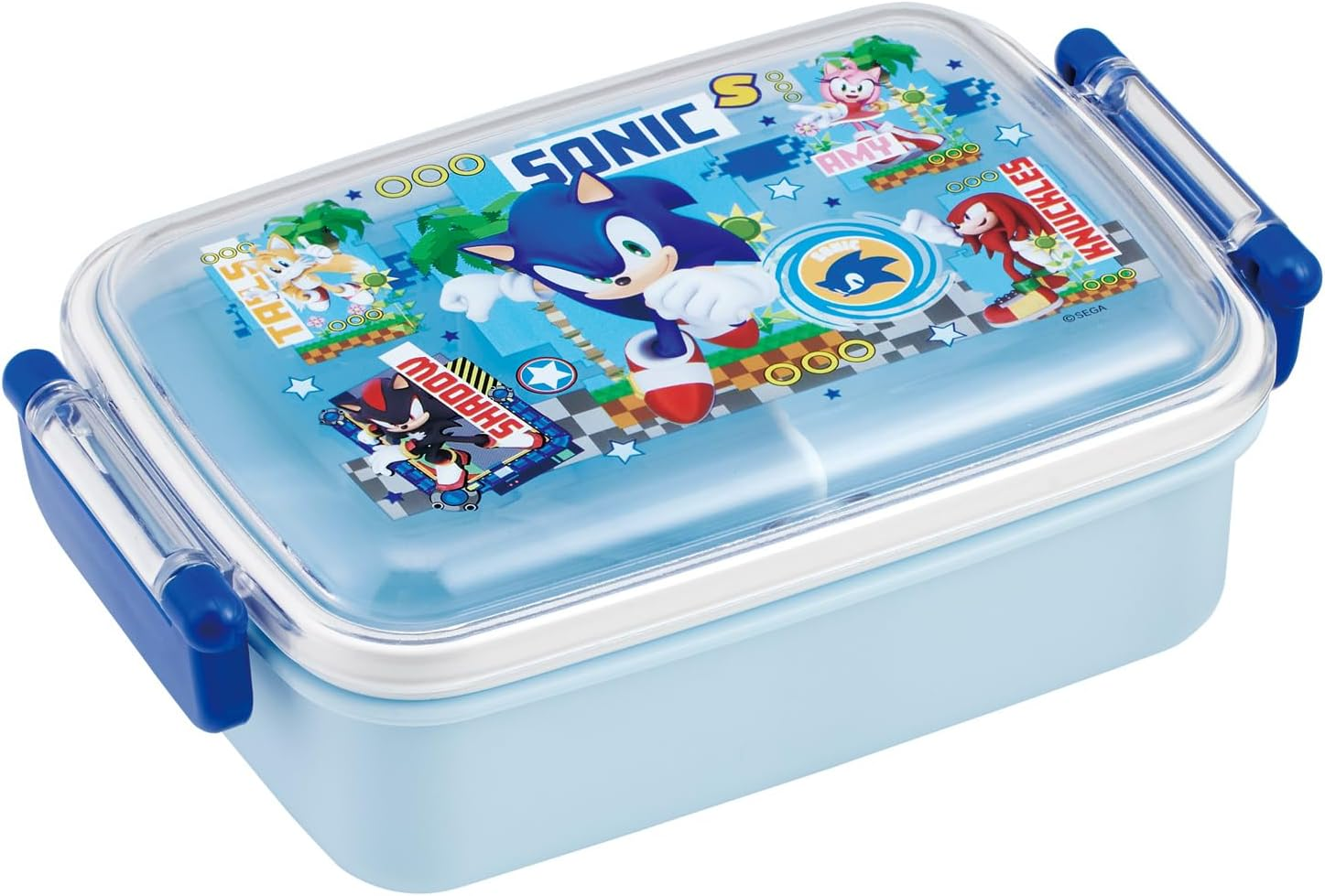 Skater ONWR1AG-A Lunch Box, 16.9 Fl Oz (500 Ml), 2-Tier, Round, Rice Ball Case, Antibacterial, Made in Japan
