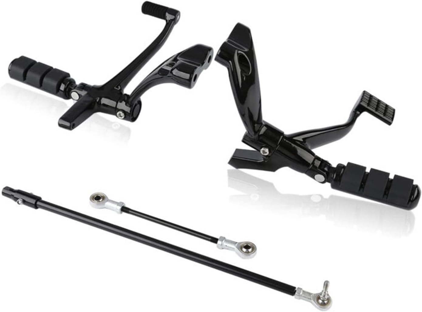 TRUSTTWO Motorcycle Motorbike Forward Control Pegs Linkages Compatible with Harley Sportster XL 883 1200 91-03 04-13 14-21 Motorcycle Front Control Bolt Connecting Rod the New (Color : Style 1) image number 2
