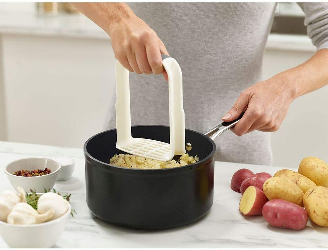 Joseph Joseph Easy-Mash Ergonomic Potato Masher - White image number 5