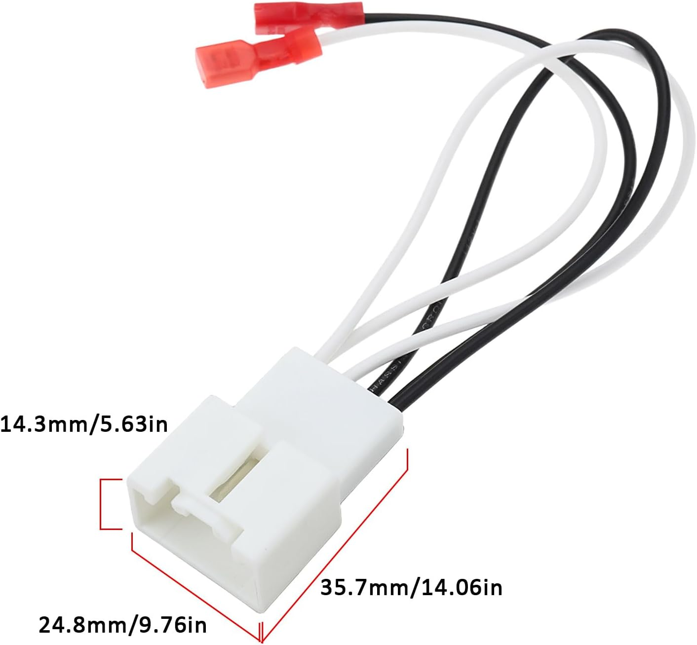 Ecsing 2Pcs Car Speaker Harness Plug Connector 72-5602 Compatible with Ford Compatible with Mazda Speaker