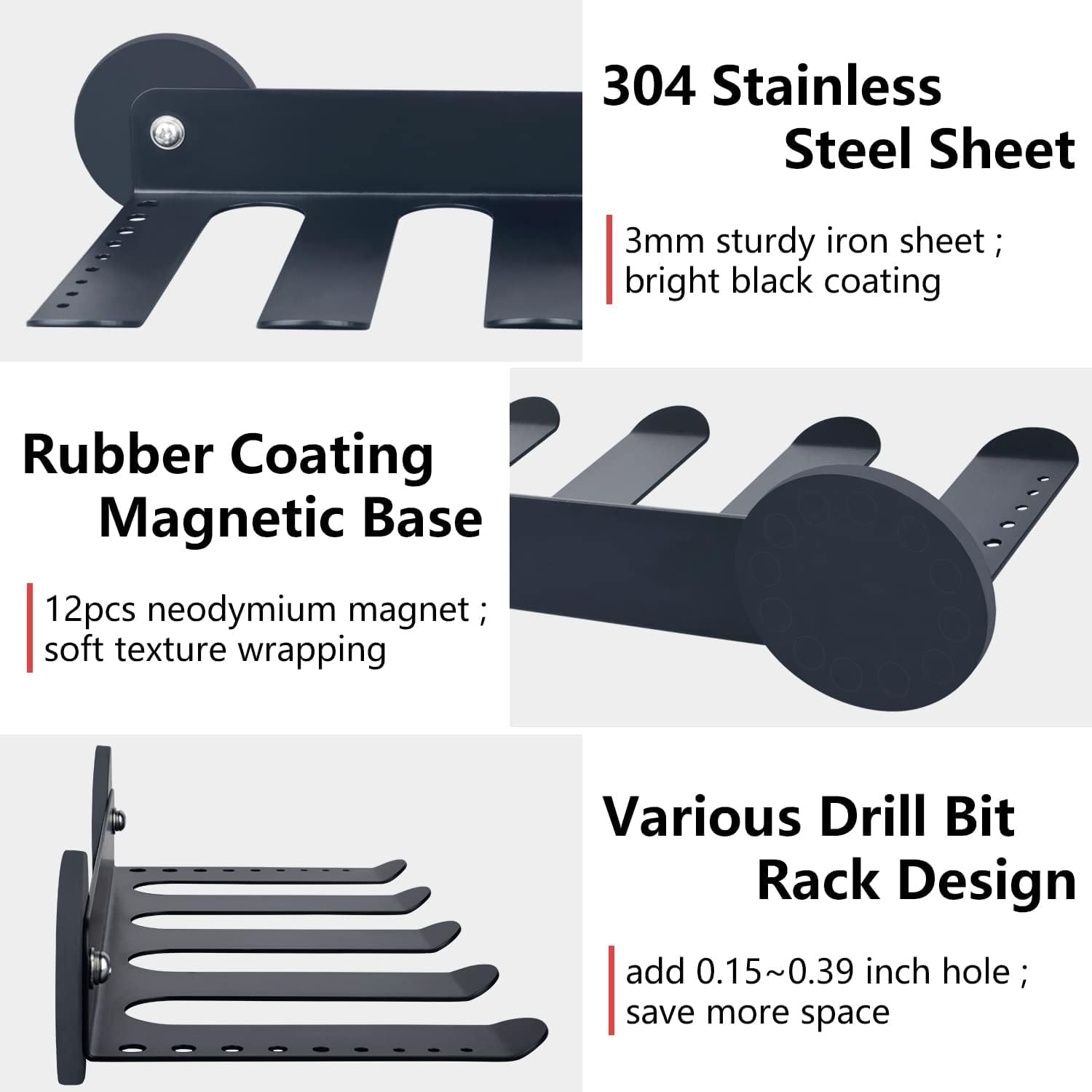 MUTUACTOR Power Tool Organizers and Storage Drill Tools Holder Magnetic Mount,Heavy Duty Magnetic Tool Holder,Utility Storage Rack for Garage,Warehouse,Clearance,Hand Tools,Workshop,Shed image number 2