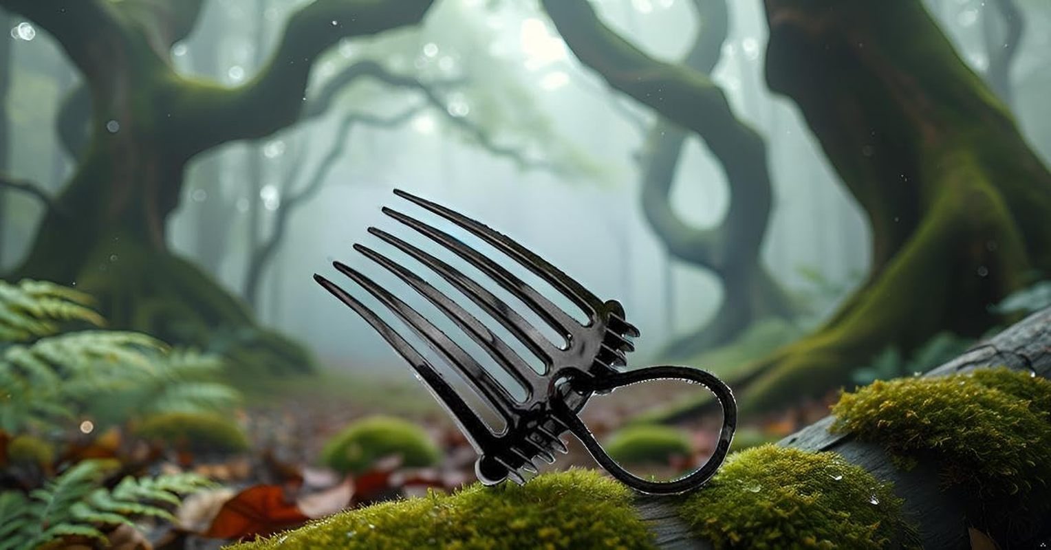 1 X Hair Comb for Plugging, Hair Comb, Fluffy Combs, Ponytails, Fashionable Hair Accessories, Practical and Chic Hairstyles image number 2