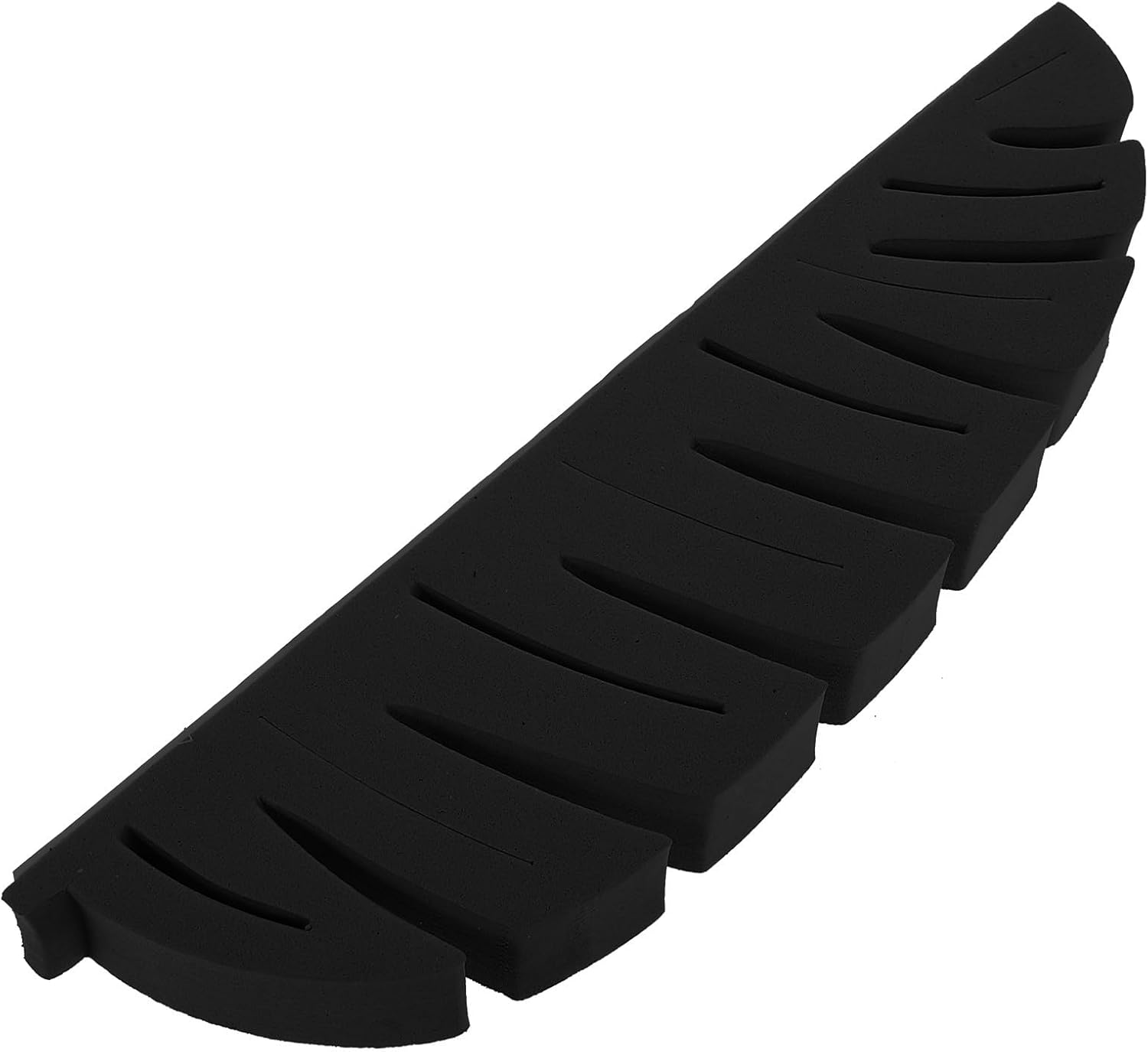 HEANUJJ Leaf Shaped Makeup Brush Storage Holder and Toothbrush Drying Rack Wall Mount Multipurpose Cosmetic Organizer for Vanity Space-Saving Black Stand image number 5