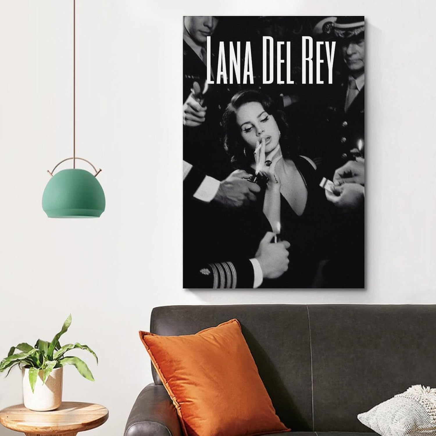 Art Lana Music Del Canvas Rey Posters Poster Canvas Painting Wall Art Picture Home Decor Print for Bedroom Living Room Dorm Study Bar Office 12X18Inch(30X45Cm) image number 1