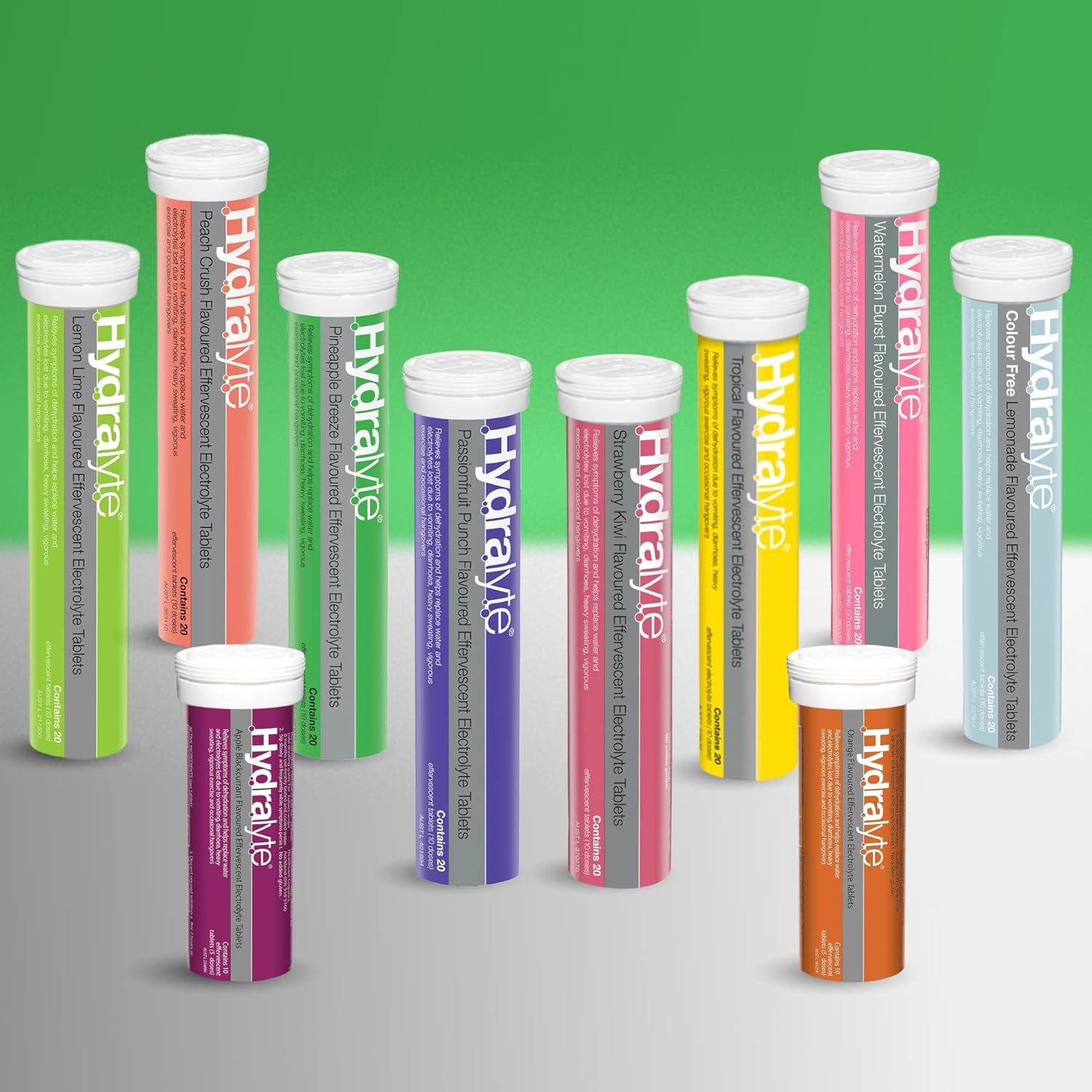 Hydralyte Pineapple Flavoured Effervescent Electrolyte 20 Tablets - Great for Running, Sports & Daily Hydration - Convenient & Self-Dissolving Tablets. image number 3