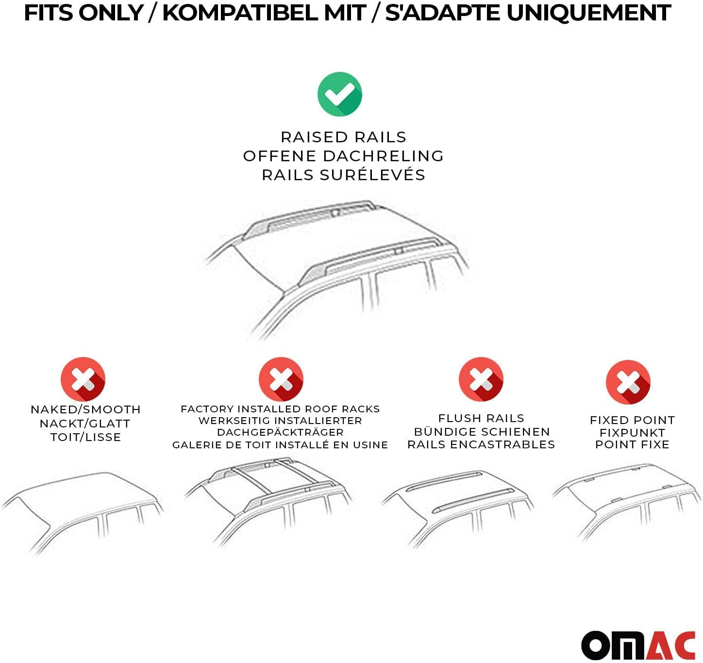 TINIANHHCT Lockable Cross Bars Roof Rack Fits for Ford Everest 2022-2025 Trend & Sport & Tremor & Wildtrak & Platinum Aluminum Crossbars Cargo Carrier（Black）