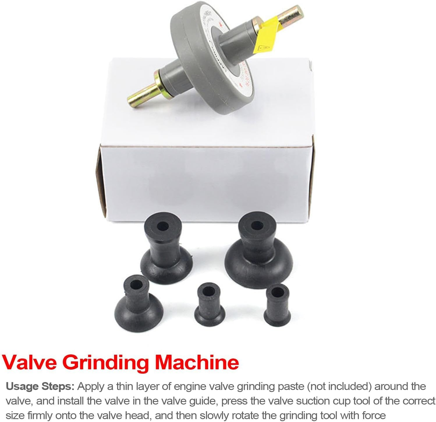 Valve Lapping Kit, Valve Lapping Attachment Tool, Suction Plates for Valve Grinding, Valve Lapper Kit, Adjustable Working Speed Tool, Automotive Valve Tools, Engine Maintenance Equipment, image number 6