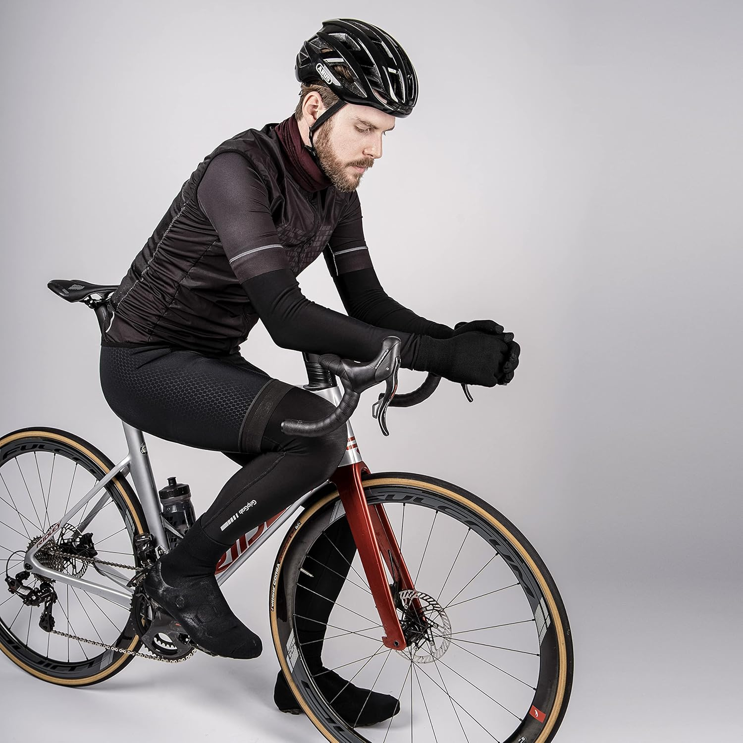 Gripgrab Primavera 2 Merino Wool Spring Autumn Cycling Gloves Knitted Touchscreen Full Finger anti Slip Bicycle Liners