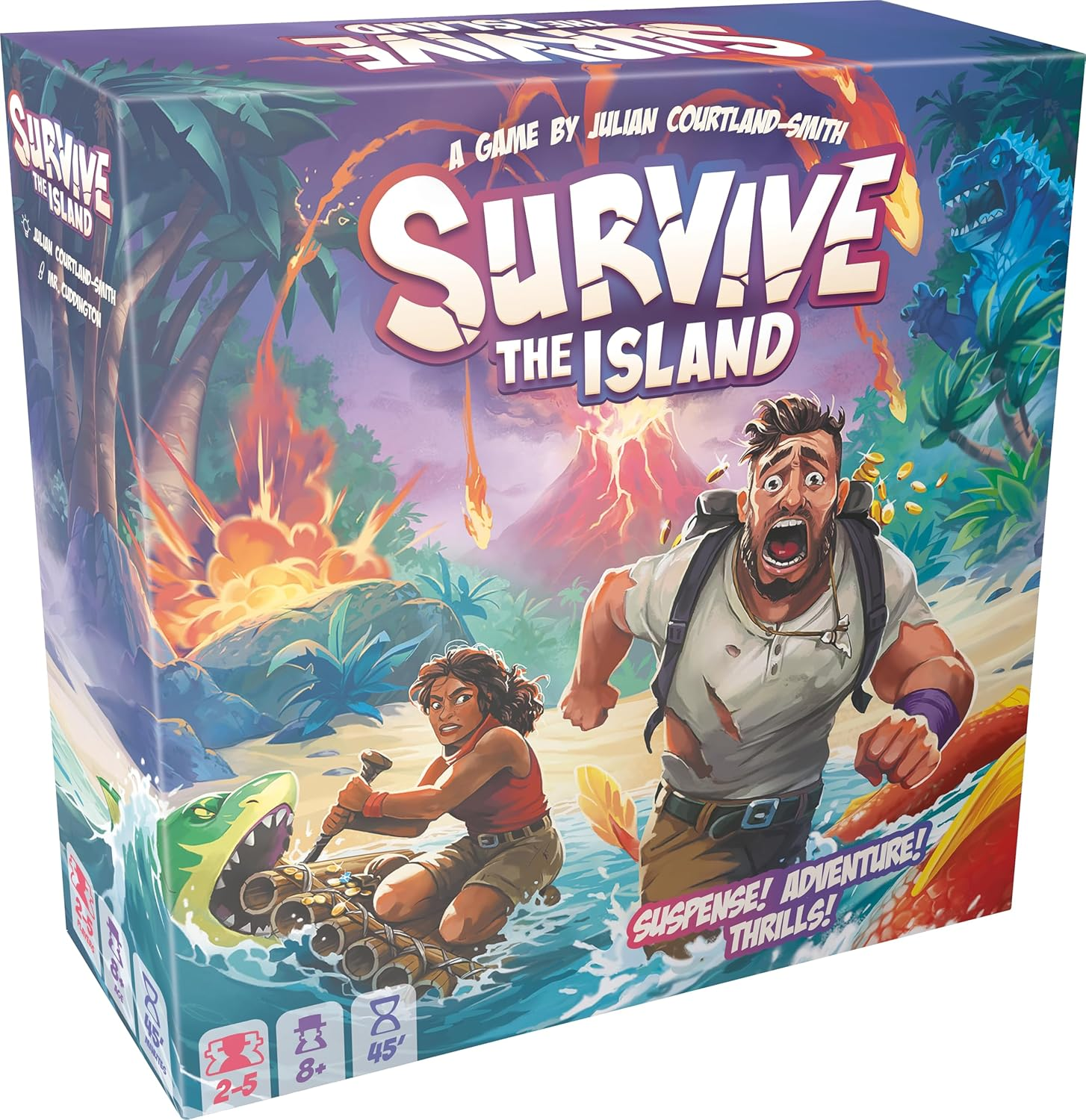 Zygomatic Survive the Island - Family Game (2024 Edition) - 2-5 Players | 30-45 Mins | Ages 8+ image number 3